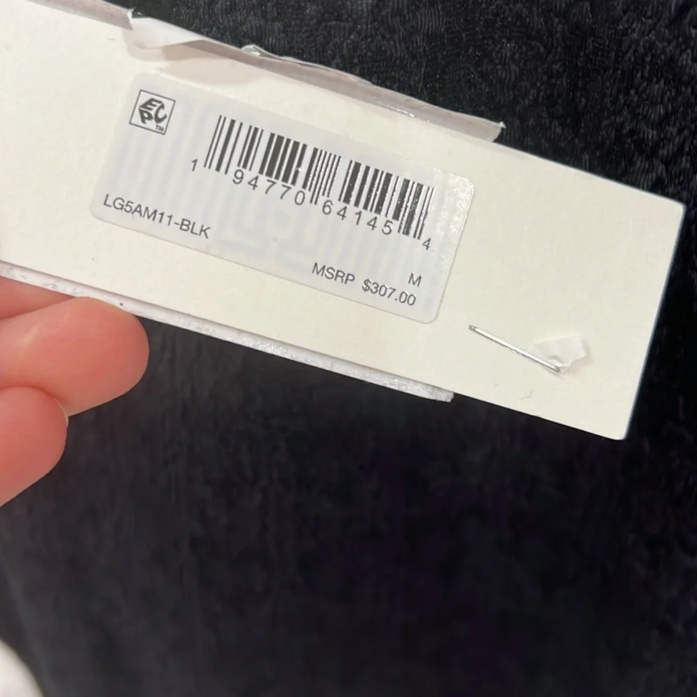 Tory Colorblock Chic Bandeau One Piece Swimsuit in Black - Picture 12 of 12